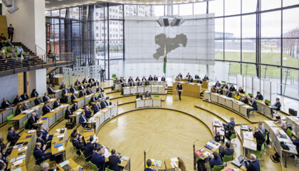 Plenarsaal des Sächsischen Landtags