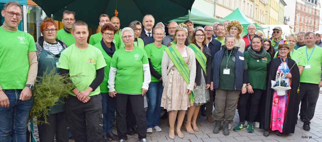 Besuch auf der Kleingärtnermeile