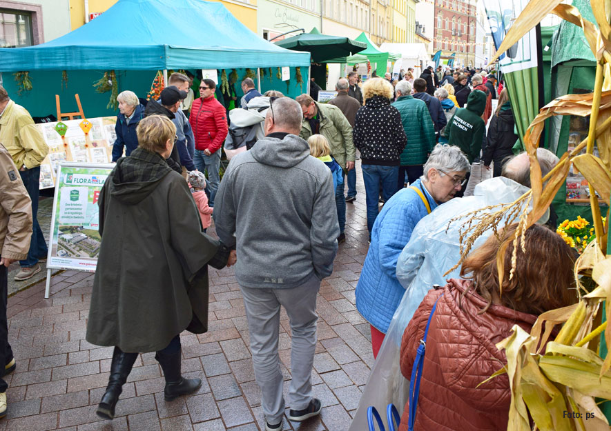 Großer Besucherandrang auf der Kleingärtnermeile